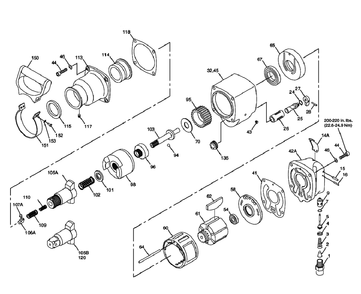 Figure 0 Diagram and Parts List for CP6120GASEL  Chicago Pneumatic Wrench